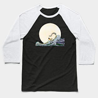 Alone with the moon Baseball T-Shirt